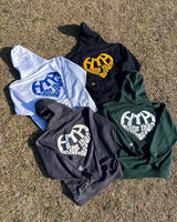 心臟徽標連帽衫