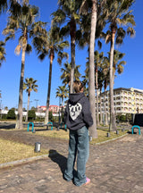 心臟徽標連帽衫