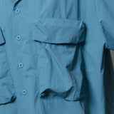 Military wide flap pocket short length shirt 【AZR-BL-0001-015】