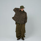 군용 드로우 코드 스노우 카고 바지