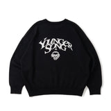 skull jacquard knit