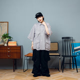 Military Drawcord Tuck Cargo Pants 【AZR-BL-0001-001】