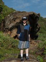 Docking balloon switching cargo shorts【AZR-BL-0001-035】