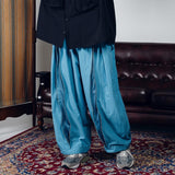 Wide Zip Balloon Nylon Pants【AZR-BL-0001-010】