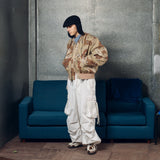 Military Drawcord Tuck Cargo Pants 【AZRーblー0001ー01 】