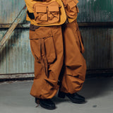 Military Drawcord Tuck Cargo Pants 【AZRーblー0001ー01 】