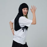 Layered cutsew hooded vest 【AZR-BALLSY-23SS-AAD】
