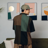 Patchwork military shirt【AZR-BL-0001-019】