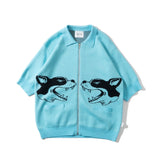 studentapathy dog logo knit polo 【AZR-SA-0001-23】