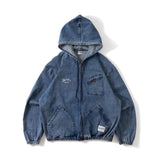 Vintage denim zip Parker