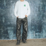 Eco leather pants series *straight