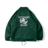 兩個面部標誌教練夾克