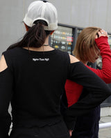 HTH original open shoulder tops