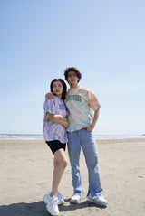 Tiedye Goodvibes大學徽標T卹