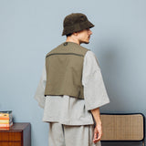 Military fishing short length vest【AZR-BL-0001-033】