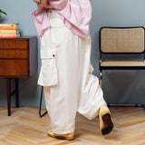 Wide balloon summer cargo pants【AZR-BL-0001-026】