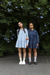 Original denim casual dress 【HT0165】