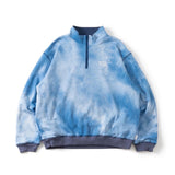 student apathy reversible half zip sweat 【SA0172】