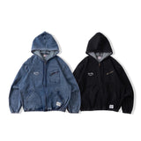 Vintage denim zip Parker