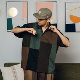 Patchwork military shirt【AZR-BL-0001-019】