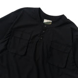 Tolomile loose front pocket shirt【AZR-BL-0001-037】