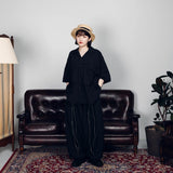 Wide Zip Balloon Nylon Pants【AZR-BL-0001-010】