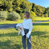 finger hole cropped tops【azr-hth-0001-029】