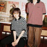 뿌리 덮개 국경 니트 폴로