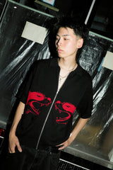 studentapathy dog logo knit polo 【AZR-SA-0001-23】