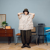 Military Fatigue Striped Shirt【AZR-BL-0001-021】