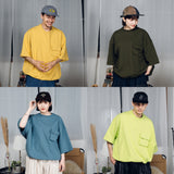 Military wrap pocket drawcord T-shirt 【AZR-BALLSY-22SS-AA】