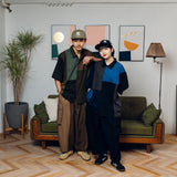 Patchwork military shirt【AZR-BL-0001-019】