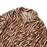 ZEBRA OPEN COLLAR SHIRT