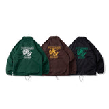 兩個面部標誌教練夾克