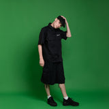 BALLSY military-like work shirt 【AZR-BL-0001-057】