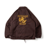 兩個面部標誌教練夾克