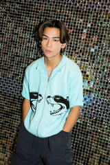 studentapathy dog logo knit polo 【AZR-SA-0001-23】
