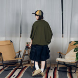 Military wrap pocket drawcord T-shirt 【AZR-BALLSY-22SS-AA】