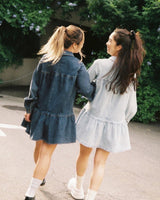 Original denim casual dress 【HT0165】