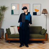 Patchwork military shirt【AZR-BL-0001-019】