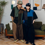 Patchwork military shirt【AZR-BL-0001-019】