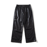 Eco leather pants series *straight