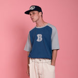 웨이브 라글란 티셔츠