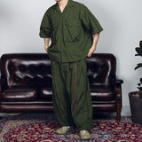 Wide Zip Balloon Nylon Pants【AZR-BL-0001-010】