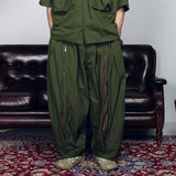 Wide Zip Balloon Nylon Pants【AZR-BL-0001-010】