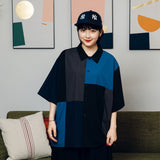 Patchwork military shirt【AZR-BL-0001-019】