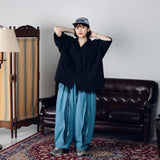 Wide Zip Balloon Nylon Pants【AZR-BL-0001-010】