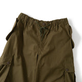 군용 드로우 코드 스노우 카고 바지