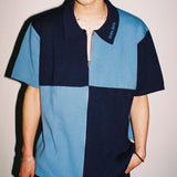 student apathy ZIP UP knit polo【AZR-SA-0001-019】
