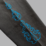 火焰徽標色素長T卹